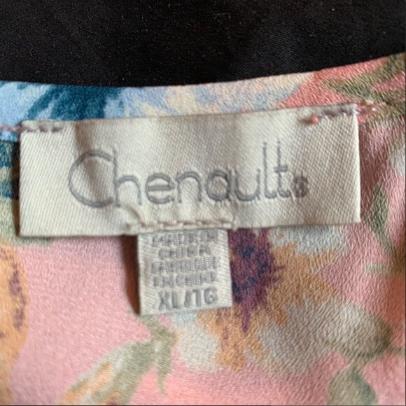 CHENAULT - Floral pink ruffle camisole - Picture 9 of 10